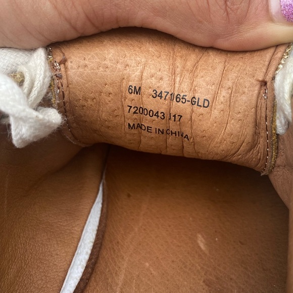 COPY - Frye Gold Sneakers - Picture 7 of 7